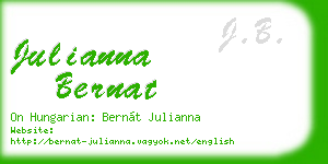 julianna bernat business card